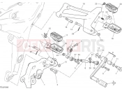 DUCATI 2024 Multistrada V2 Left footrests & gear shift pedal