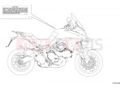DUCATI 2024 Multistrada V2 Warning label