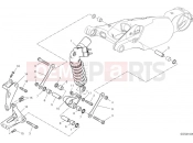 DUCATI 2024 Panigale V4 S Rear shock absorber