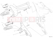 DUCATI 2019 Multistrada 1260 S Touring FOOTRESTS, RIGHT