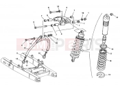 DUCATI Monster 900 Cromo REAR SHOCK ABSORBER » SWING ARM