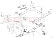 DUCATI 2024 Multistrada V4 Rally Center stand & side stand