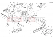 DUCATI 2024 Multistrada V4 Rally Rear swingarm