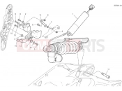 DUCATI 2024 Multistrada V4 S Rear shock absorber