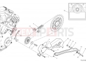 DUCATI 2024 Panigale V4 Front sprocket & chain (Australia)