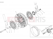 DUCATI 2022 Multistrada V4 S Front Wheel Spoked