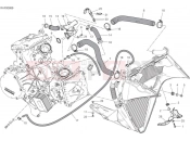 DUCATI Panigale V2 Cooling circuit