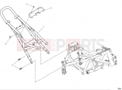 DUCATI 2024 DesertX Rear subframe
