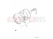 SUZUKI A100 R (1994) 17 - HEADLAMP (E06)