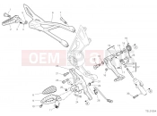 DUCATI 2019 Diavel 1260 S FOOTRESTS, RIGHT