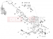 Rear master cylinder - Motoguzzi V85 TT 850 (EU, GSO) 2021