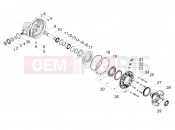 Rear transmission / Components - Motoguzzi V85 TT 850 (EU, GSO) 2021