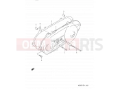 SUZUKI AD50W M (1991) Address 3 - CRANKCASE LEFT COVER