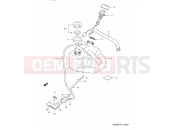 SUZUKI AD50W M (1991) Address 23A - FUEL TANK (E06,P09,E94)