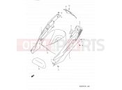 SUZUKI AD50W M (1991) Address 26 - FRAME COVER (MODEL L E41)