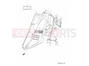 SUZUKI AD50W M (1991) Address 27 - FRONT LEG SHIELD (MODEL L E41)