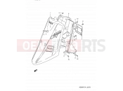 SUZUKI AD50W M (1991) Address 27B - FRONT LEG SHIELD (MODEL M E41,P09,E94)