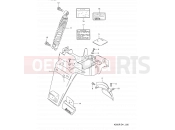 SUZUKI AD50W M (1991) Address 35 - REAR FENDER