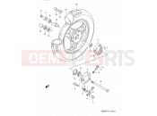 SUZUKI AD50W M (1991) Address 31A - FRONT WHEEL (MODEL K E06)