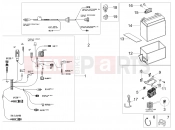 MOTOGUZZI V7 Stone 850 (EU, GSO) Rear electrical system