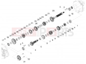 MOTOGUZZI V7 Special 850 (EU, UK) Gear box - Gear assembly