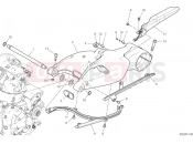 DUCATI 2024 Hypermotard 950 SP Rear swingarm