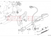 DUCATI 2024 Hypermotard 950 SP Side stand