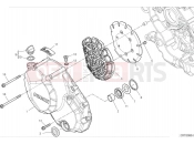 DUCATI 2024 Hypermotard 950 SP Clutch cover