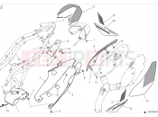 DUCATI 2024 Hypermotard 950 SP Rear fairings