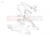 DUCATI Monster Rear mudguard