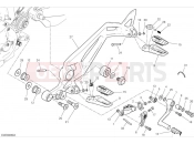 DUCATI Monster Left footrests & gear shift pedal