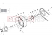 DUCATI Monster Rear wheel