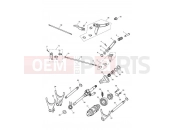 Triumph 2010 THUNDERBIRD Gear Selectors & Pedal