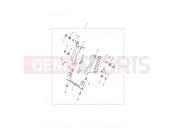 Triumph 2010 THUNDERBIRD Screen Mounting Brackets