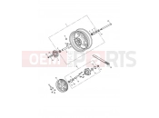 Triumph 2010 THUNDERBIRD Rear Wheel & Final Drive