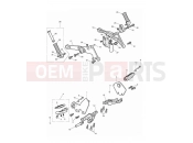 Triumph 2010 THUNDERBIRD Footrests & Mountings