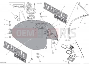 DUCATI 2024 Scrambler Full Throttle Fuel tank