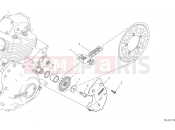 DUCATI Scrambler Icon Front sprocket & chain