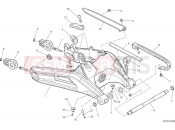 DUCATI Scrambler Nightshift Rear swingarm