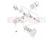 SUZUKI AE50 L (1990) Sepia (E28) 4 - CRANKSHAFT