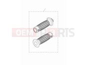 Triumph 2024 Speed Twin 900 Handgrips, gummy