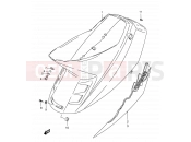 29A - FRAME COVER (MODEL L E04,E21) - Suzuki AE50 N (1992) Sepia