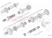 DUCATI Scrambler Desert Sled GEAR BOX