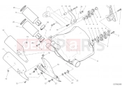 DUCATI 2019 Scrambler Cafe Racer EXHAUST SILENCER