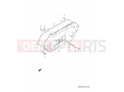 SUZUKI AJ50ZZ S (1995) Sepia 3 - CRANKCASE LH COVER