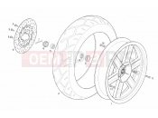 derbi Rambla 125-250 Rear wheel