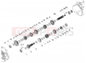 MOTOGUZZI V85 TT Strada E5+ (EU) Gear box - Gear assembly