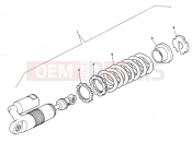 DUCATI 1997 Supersport 400 SS REAR SHOCK ABSORBER » SWING ARM
