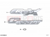 BMW Motorrad BMW 2019 C models C 400 X (0C09, 0C19) Lettering | Lettering