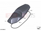 BMW Motorrad BMW 2019 C models C 400 X (0C09, 0C19) Seat bench | Seat bench